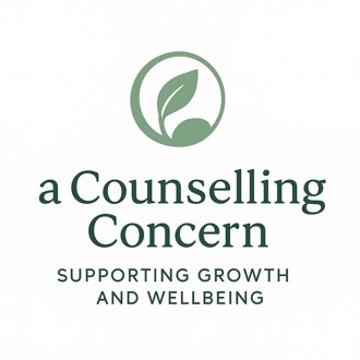 A Counselling Concern Logo and by phrase supporting growth and wellbeing